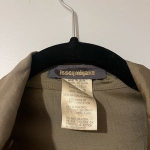 Vintage ISSEY MIYAKI Silk Dress Olive sz S